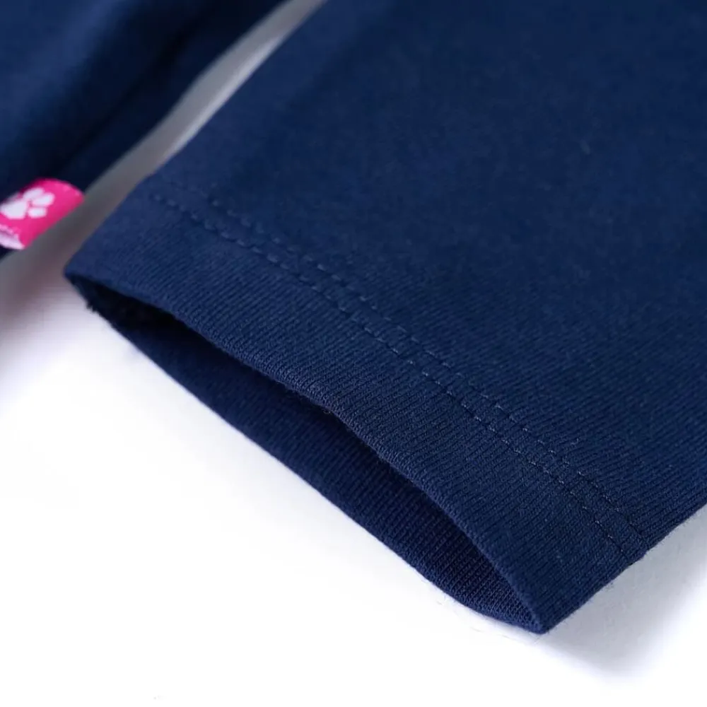 vidaXL Ropa Y Accesorios-Camiseta infantil de manga larga marino 104