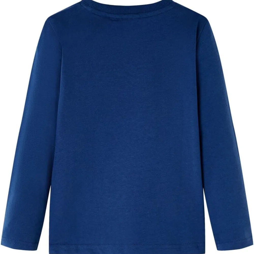 vidaXL Ropa Y Accesorios-Camiseta infantil de manga larga color vaquero 92