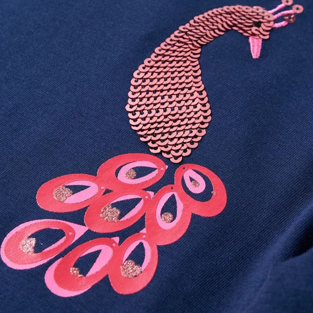 vidaXL Camiseta infantil de manga larga marino 104 Azul Outlet