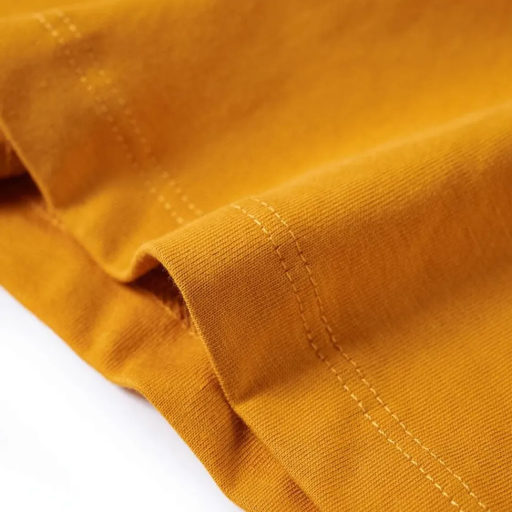 vidaXL Camiseta infantil de manga larga color 104 Ocre