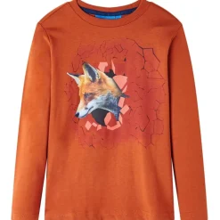 vidaXL Camiseta infantil de manga larga color teja claro 92 &Oacute;xido Best