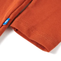 vidaXL Camiseta infantil de manga larga color teja claro 92 &Oacute;xido Best