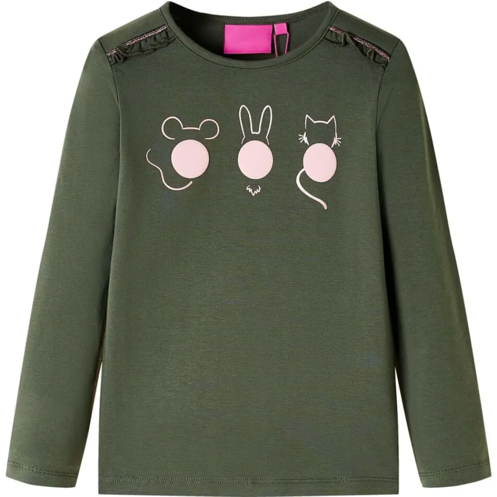 vidaXL Ropa Y Accesorios-Camiseta infantil de manga larga 104