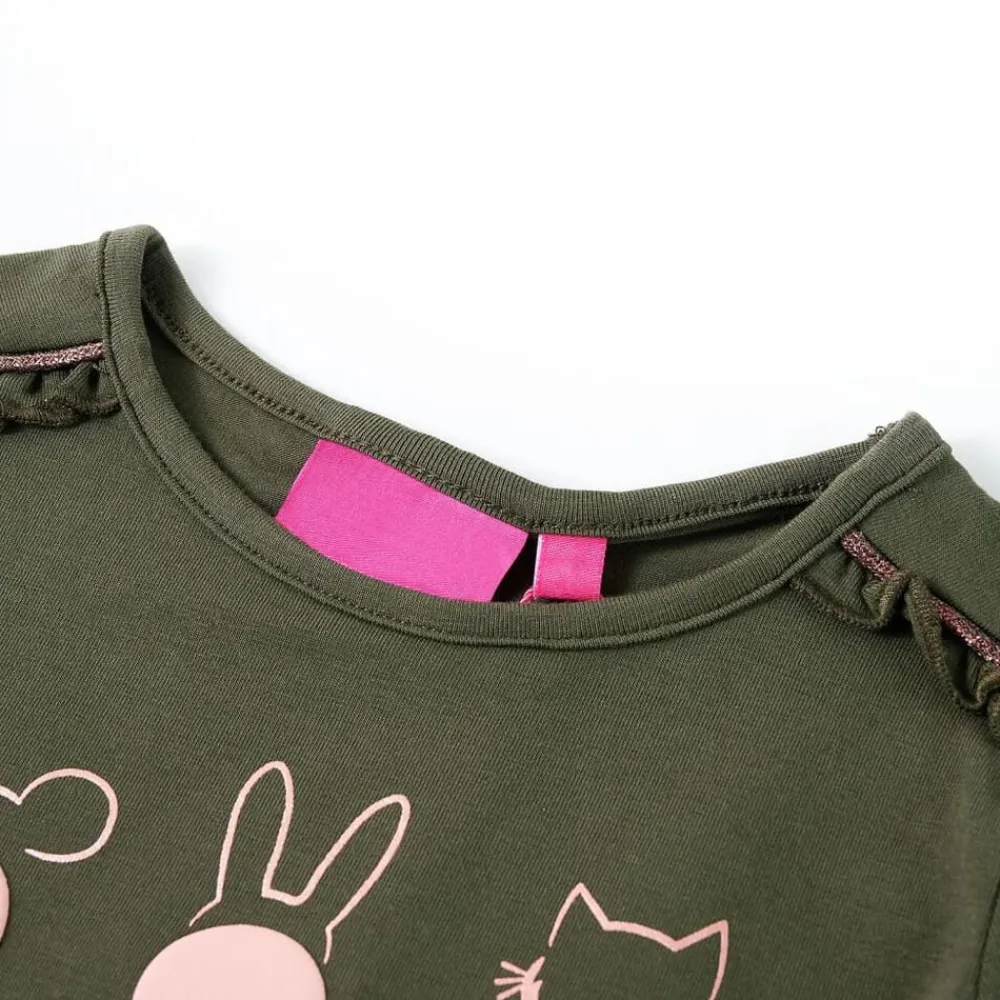 vidaXL Ropa Y Accesorios-Camiseta infantil de manga larga 104