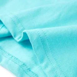 vidaXL Camiseta infantil de manga corta color aguamarina 116 Verde agua Sale