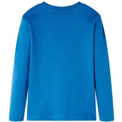 vidaXL Ropa Y Accesorios-Camiseta infantil de manga larga azul petróleo 104