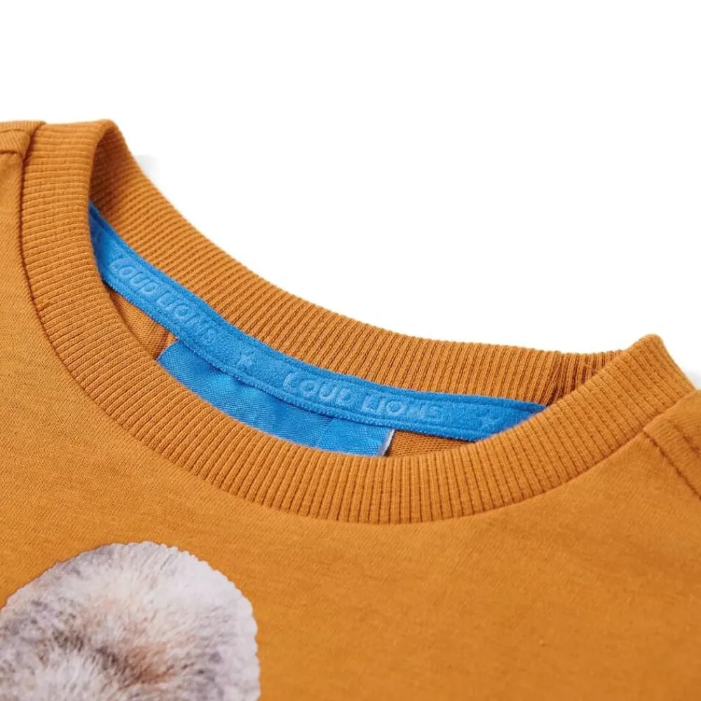 vidaXL Ropa Y Accesorios-Camiseta infantil de manga larga oscuro 104