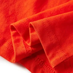 vidaXL Camiseta infantil de manga larga brillo 104 Naranja Clearance