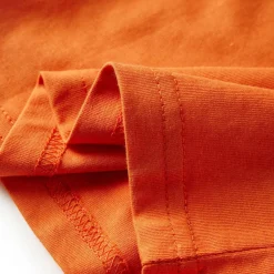 vidaXL Camiseta infantil de manga larga oscuro 92 Naranja Hot