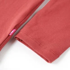 vidaXL Camiseta infantil de manga larga tostado 104 Rosa Online