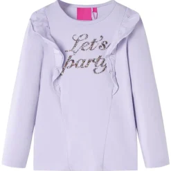 vidaXL Ropa Y Accesorios-Camiseta infantil de manga larga claro 104