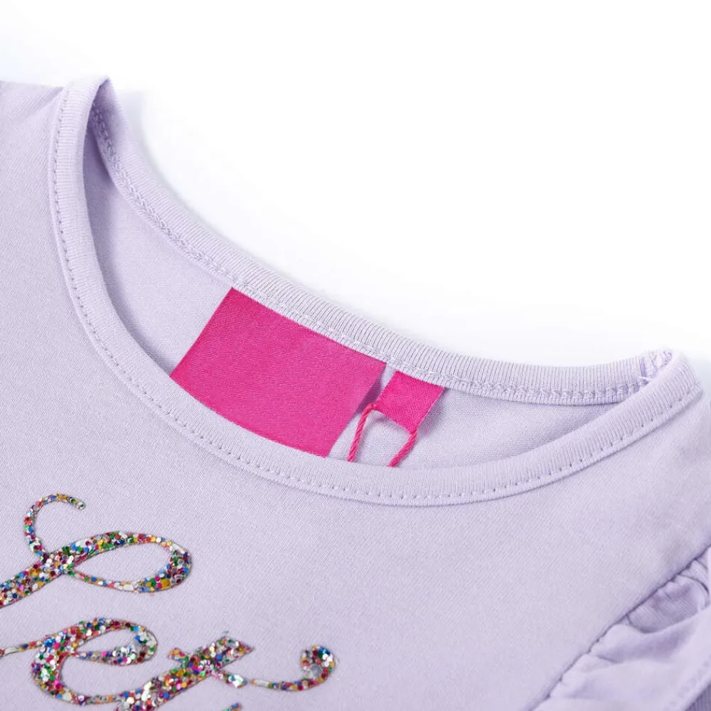 vidaXL Ropa Y Accesorios-Camiseta infantil de manga larga claro 104
