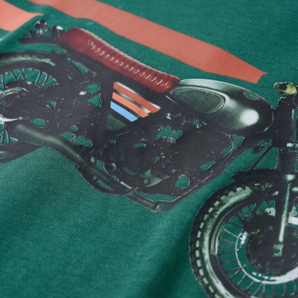 vidaXL Camiseta infantil de manga larga 92 Verde New