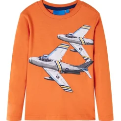 vidaXL Ropa Y Accesorios-Camiseta infantil de manga larga oscuro 92