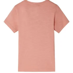 vidaXL Camiseta infantil de manga corta claro 128 Naranja New