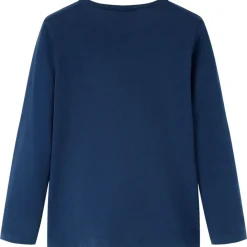 vidaXL Camiseta infantil de manga larga 116 Azul marino Discount