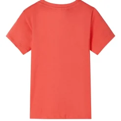 vidaXL Camiseta infantil de manga corta claro 116 Rojo New