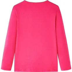 vidaXL Camiseta infantil de manga larga brillante 104 Rosa Discount
