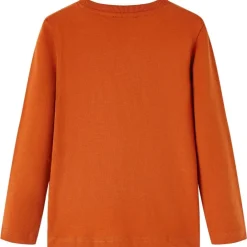 vidaXL Camiseta infantil de manga larga color teja claro 104 &Oacute;xido New