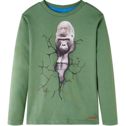 vidaXL Ropa Y Accesorios-Camiseta infantil de manga larga claro 104