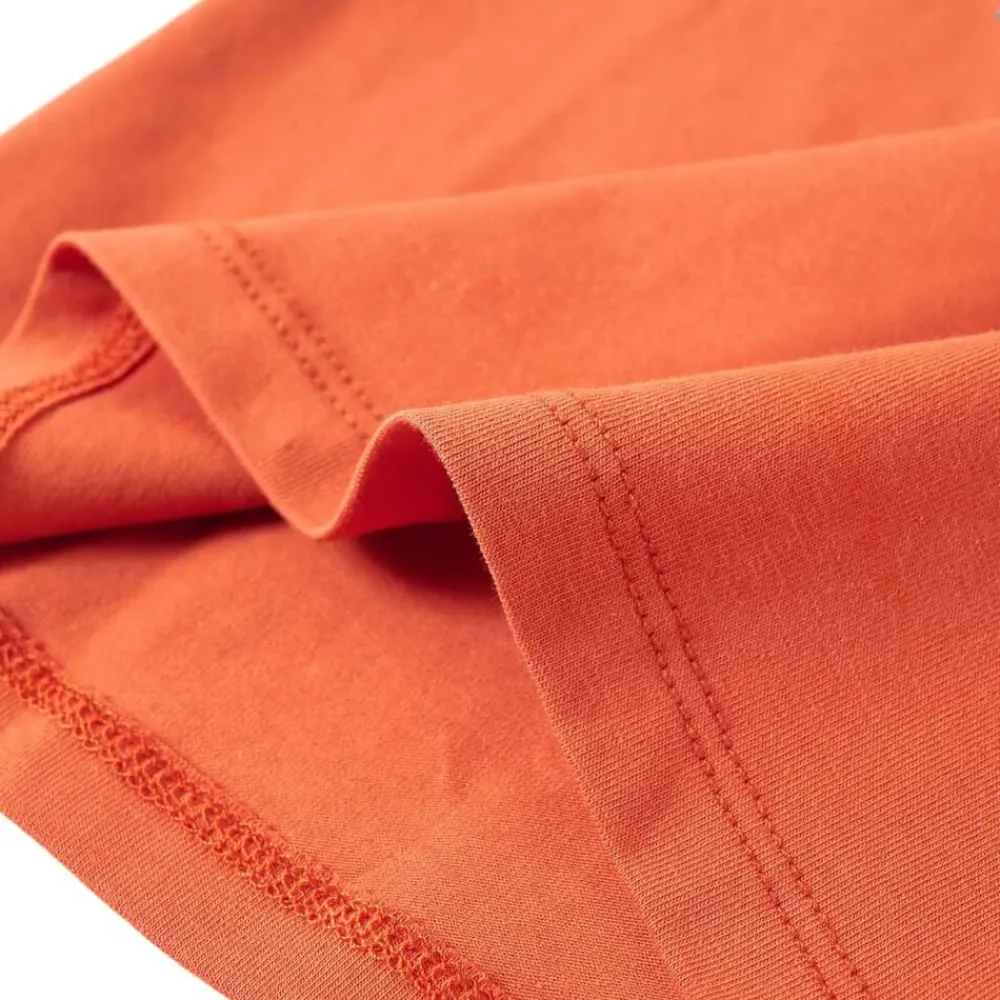 vidaXL Camiseta infantil de manga larga tostado 116 Naranja Online