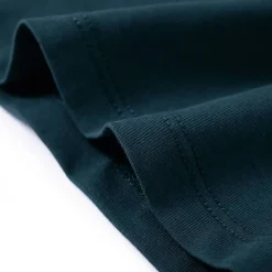 vidaXL Camiseta infantil de manga larga oscuro 104 Verde