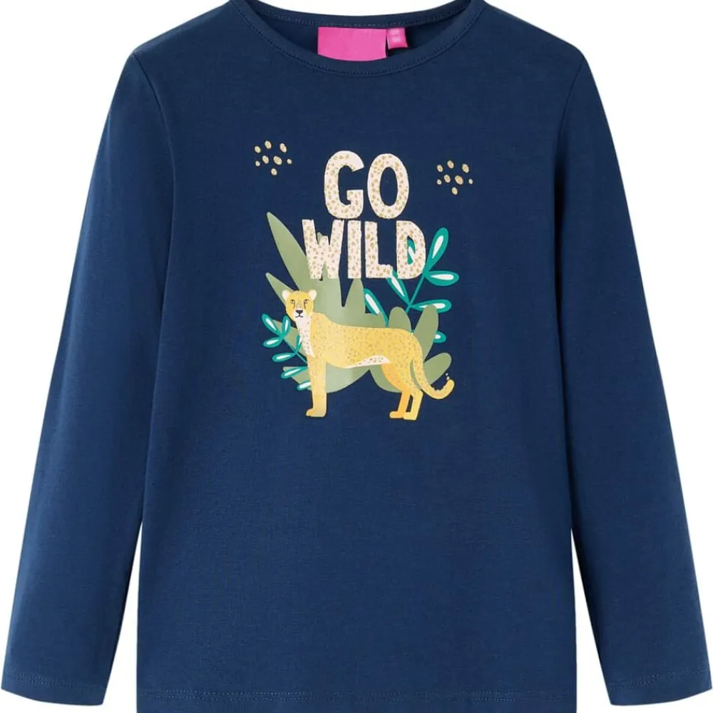 vidaXL Ropa Y Accesorios-Camiseta infantil de manga larga 128