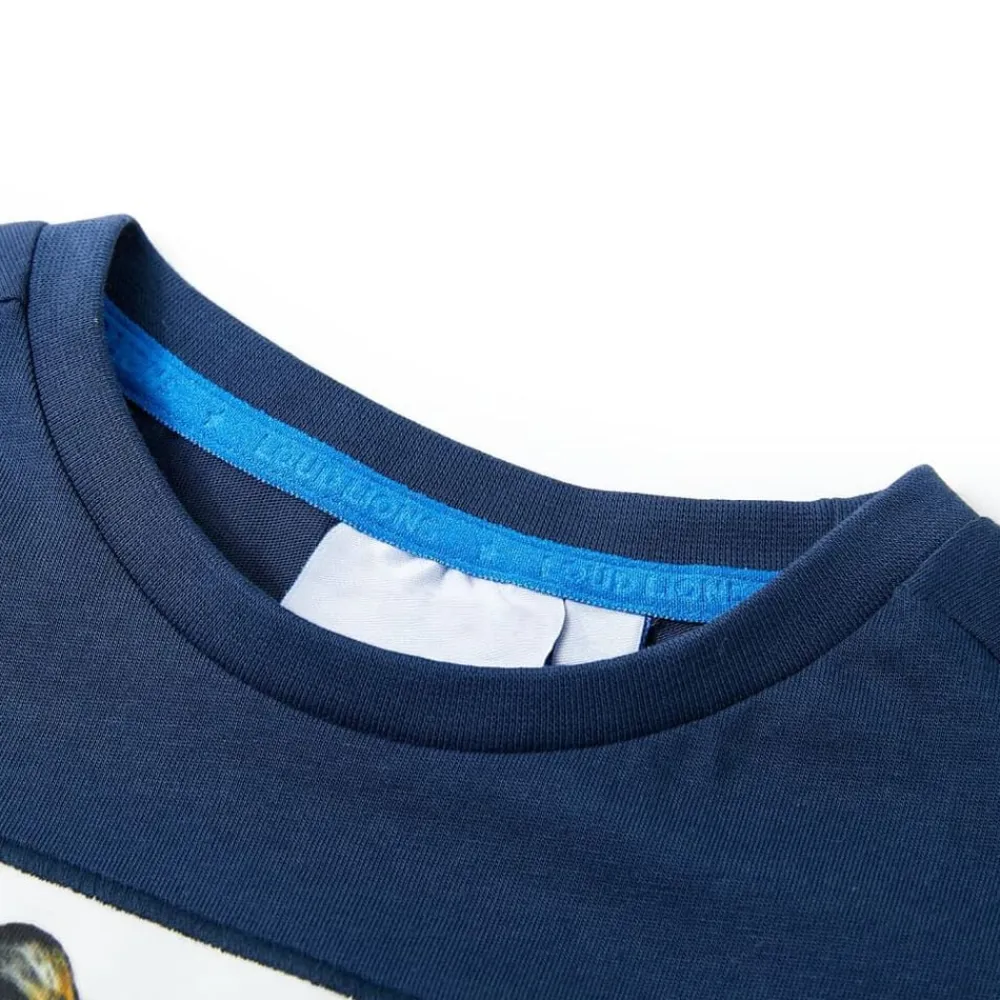 vidaXL Ropa Y Accesorios-Camiseta infantil de manga corta oscuro 128