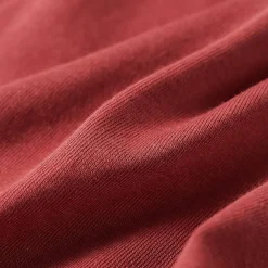 vidaXL Camiseta infantil de manga larga rojo tostado 104 Discount