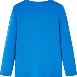 vidaXL Camiseta infantil de manga larga azul cobalto 128 Online