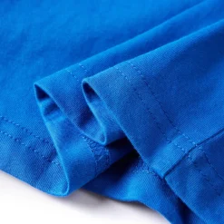 vidaXL Camiseta infantil de manga larga azul cobalto 128 Online