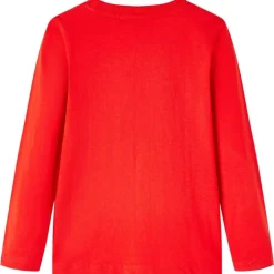 vidaXL Camiseta infantil de manga larga 104 Rojo Outlet