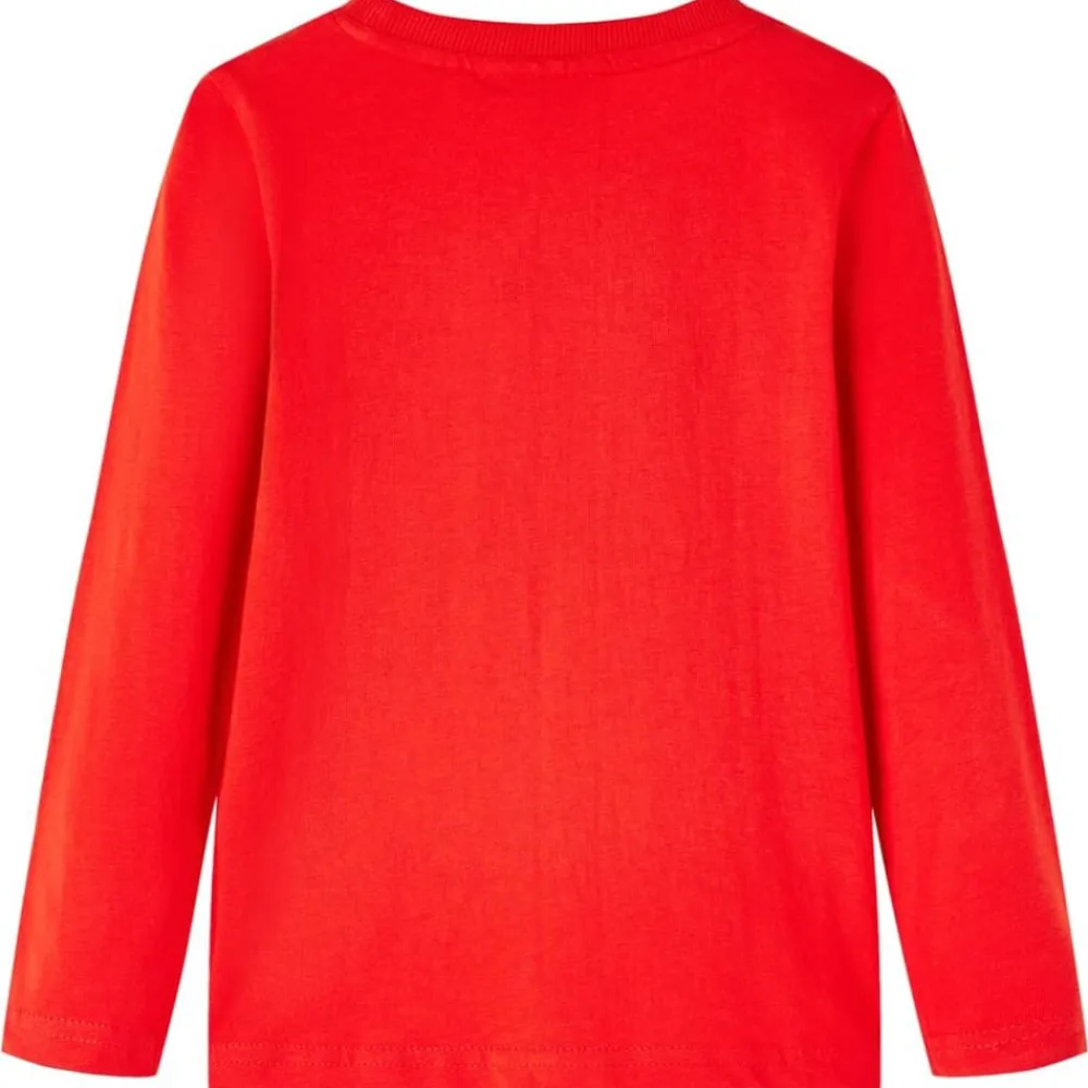 vidaXL Camiseta infantil de manga larga 104 Rojo Outlet