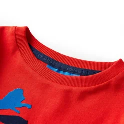vidaXL Camiseta infantil de manga larga 104 Rojo Outlet