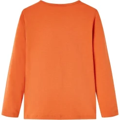 vidaXL Ropa Y Accesorios-Camiseta infantil de manga larga tostado 92