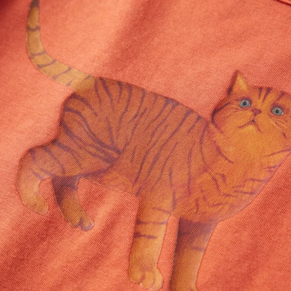 vidaXL Ropa Y Accesorios-Camiseta infantil de manga larga tostado 92