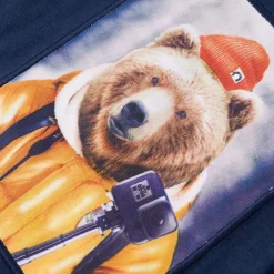 vidaXL Camiseta infantil de manga larga azul marino melange 140 Discount