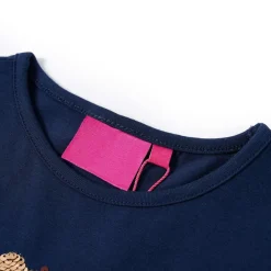 vidaXL Camiseta infantil de manga larga 92 Azul marino Discount