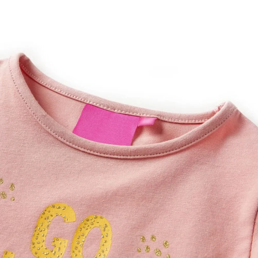 vidaXL Ropa Y Accesorios-Camiseta infantil de manga larga 128