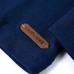 vidaXL Camiseta infantil de manga larga 104 Azul marino Sale