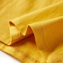 vidaXL Camiseta infantil de manga larga color 116 Ocre New
