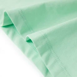 vidaXL Camiseta infantil de manga corta claro 92 Verde Clearance