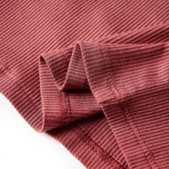 vidaXL Ropa Y Accesorios-Camiseta infantil manga larga cuello alto oscuro 104