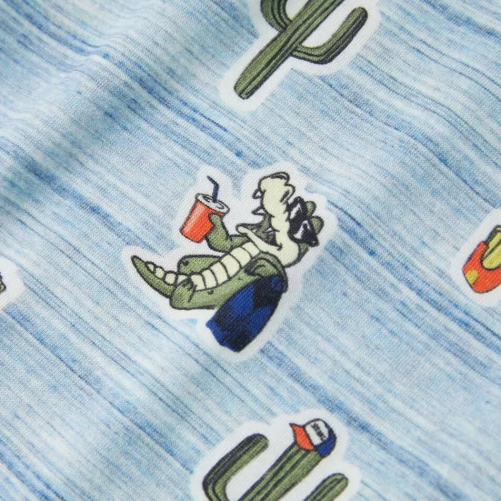 vidaXL Camiseta infantil mezcla es 128 Azul Discount