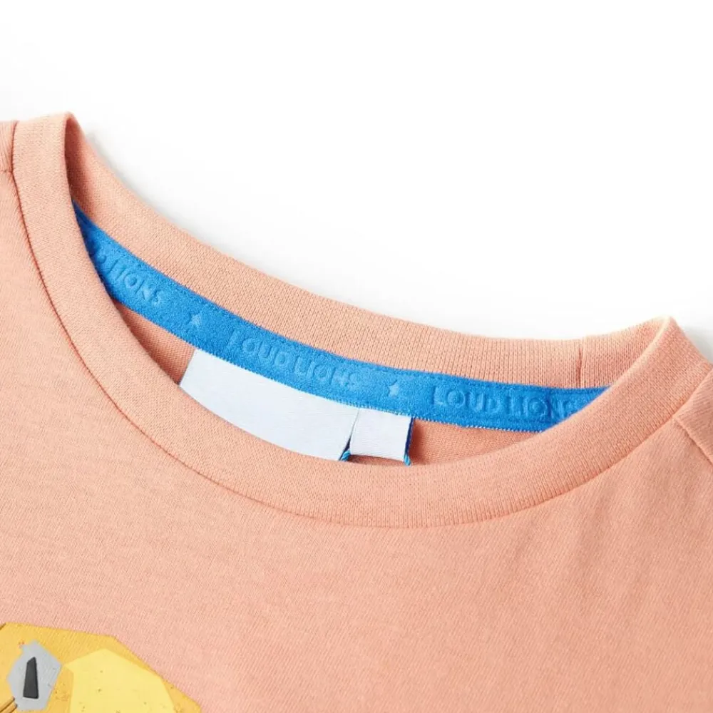 vidaXL Camiseta infantil claro 116 Naranja Discount