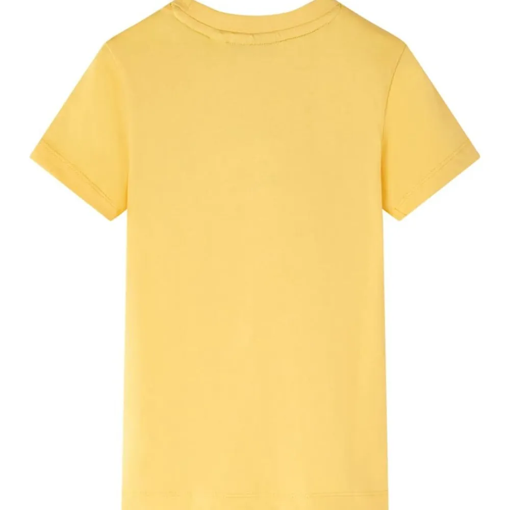 vidaXL Camiseta infantil claro 92 Ocre Clearance