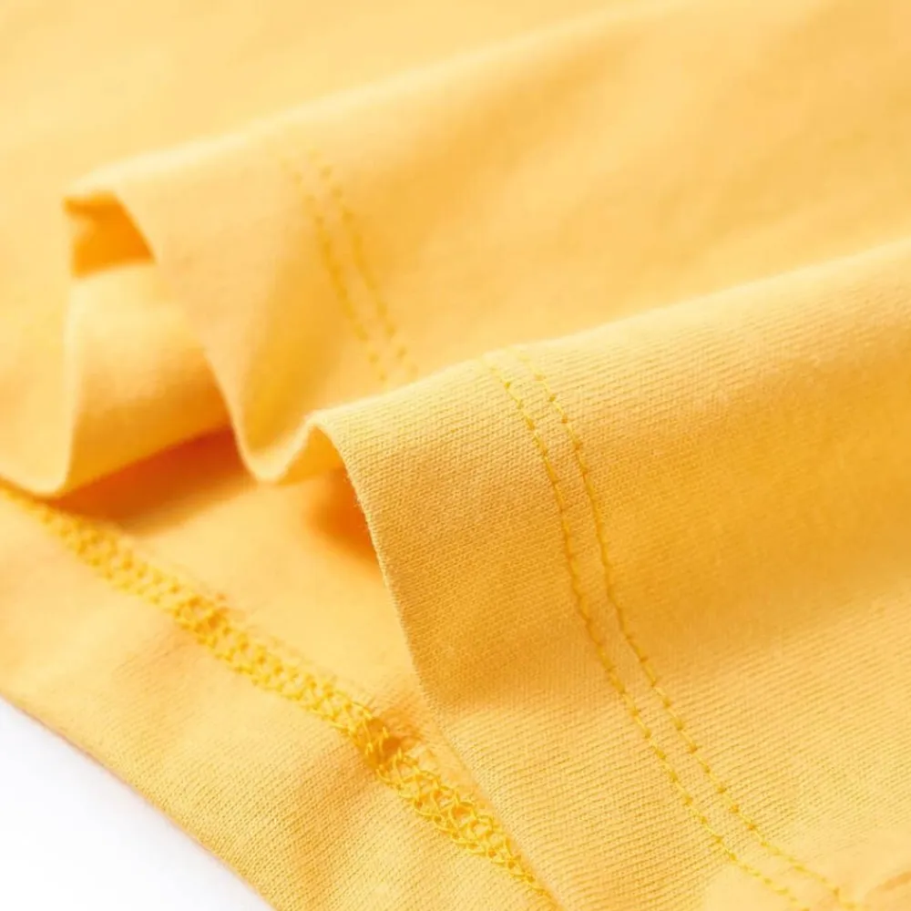 vidaXL Camiseta infantil claro 92 Ocre Clearance