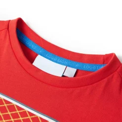 vidaXL Camiseta infantil 92 Rojo Best