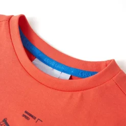 vidaXL Ropa Y Accesorios-Camiseta infantil rojo claro 128