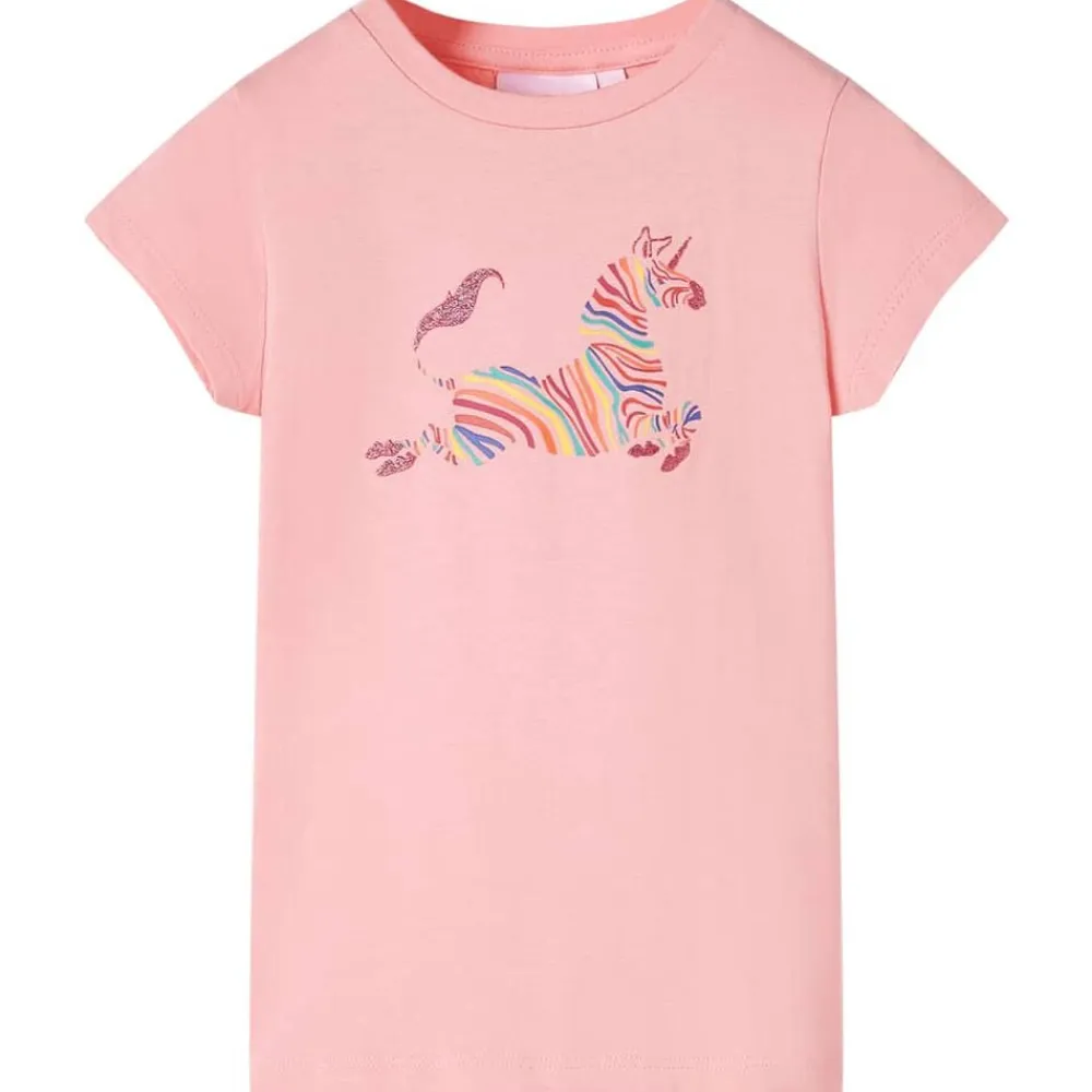 vidaXL Camiseta infantil 104 Rosa Discount